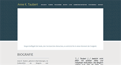 Desktop Screenshot of annekatrintaubert.com